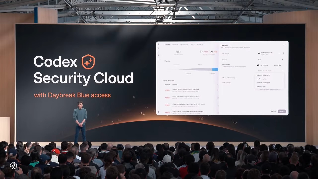 Codex Security Cloud 발표 장면